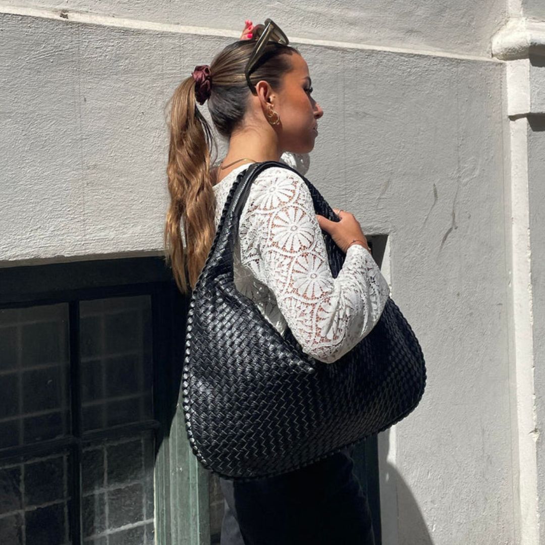 Nubil Amore | Vegan Lederen Hobo Tas Modehuis-Nederland