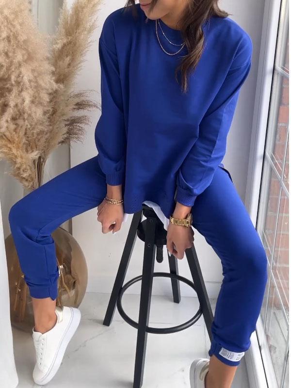 Adelane | Women's Comfy Plain Terno | Side Zippers Modehuis-Nederland