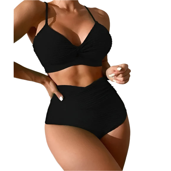 Aliana - Push Up Bikini met Hoge Taille voor de Zomer Modehuis-Nederland