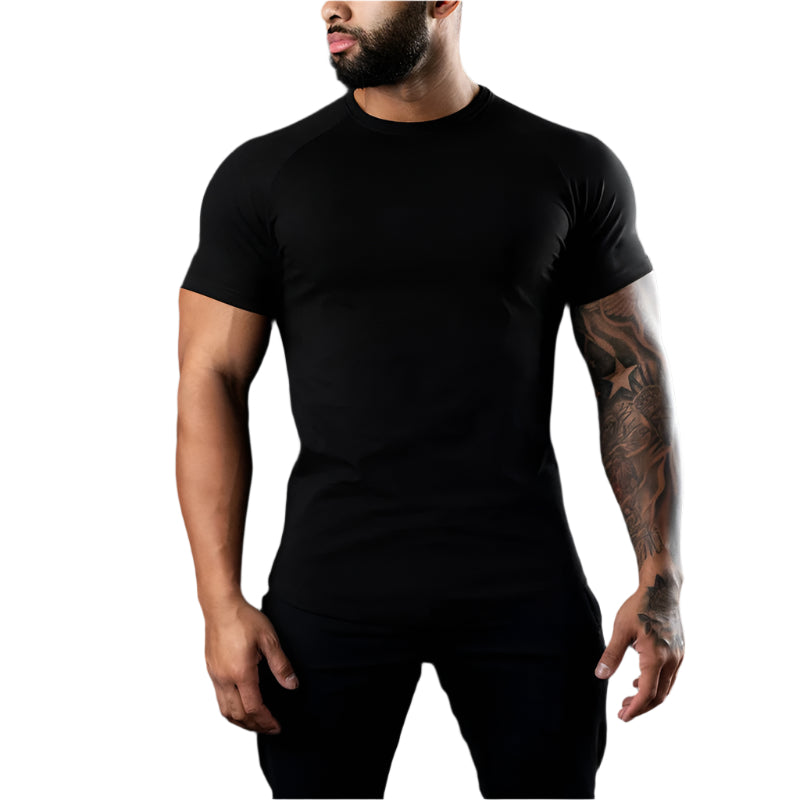 Basic Zomer T-Shirt voor Heren Modehuis-Nederland