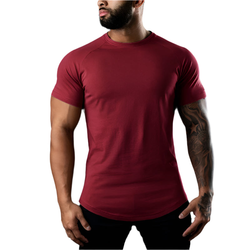 Basic Zomer T-Shirt voor Heren Modehuis-Nederland