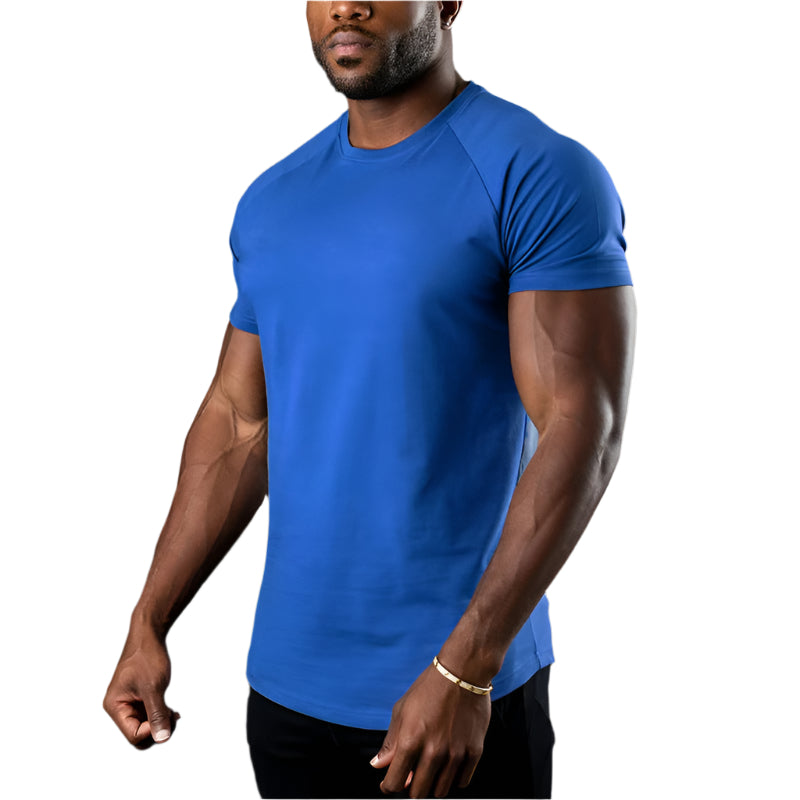 Basic Zomer T-Shirt voor Heren Modehuis-Nederland