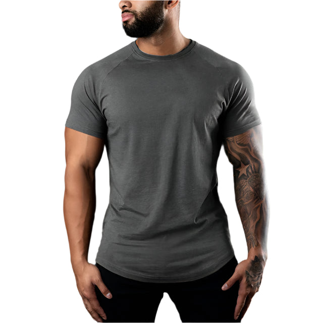 Basic Zomer T-Shirt voor Heren Modehuis-Nederland