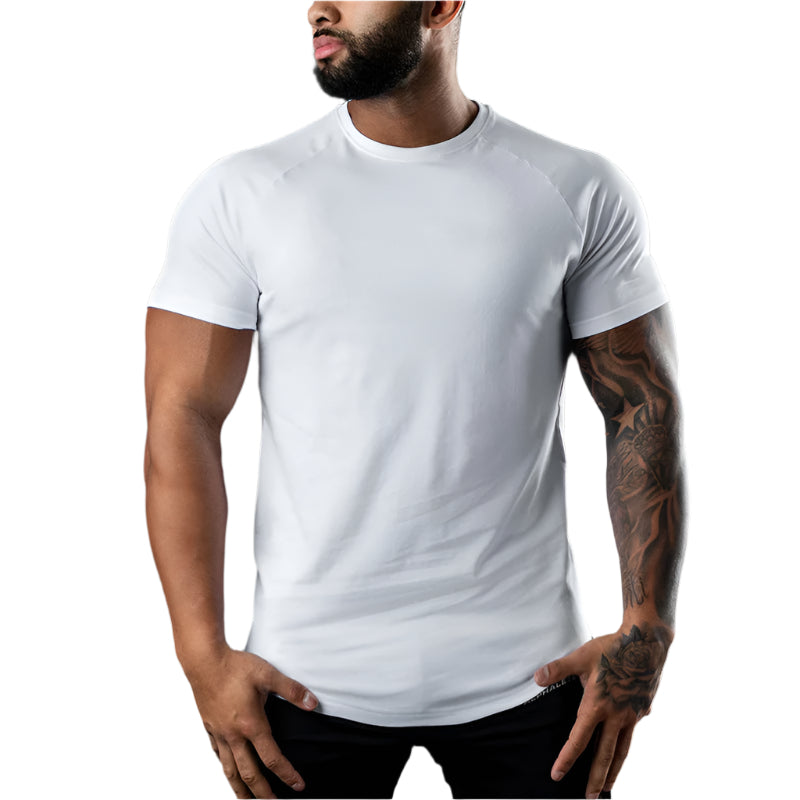 Basic Zomer T-Shirt voor Heren Modehuis-Nederland