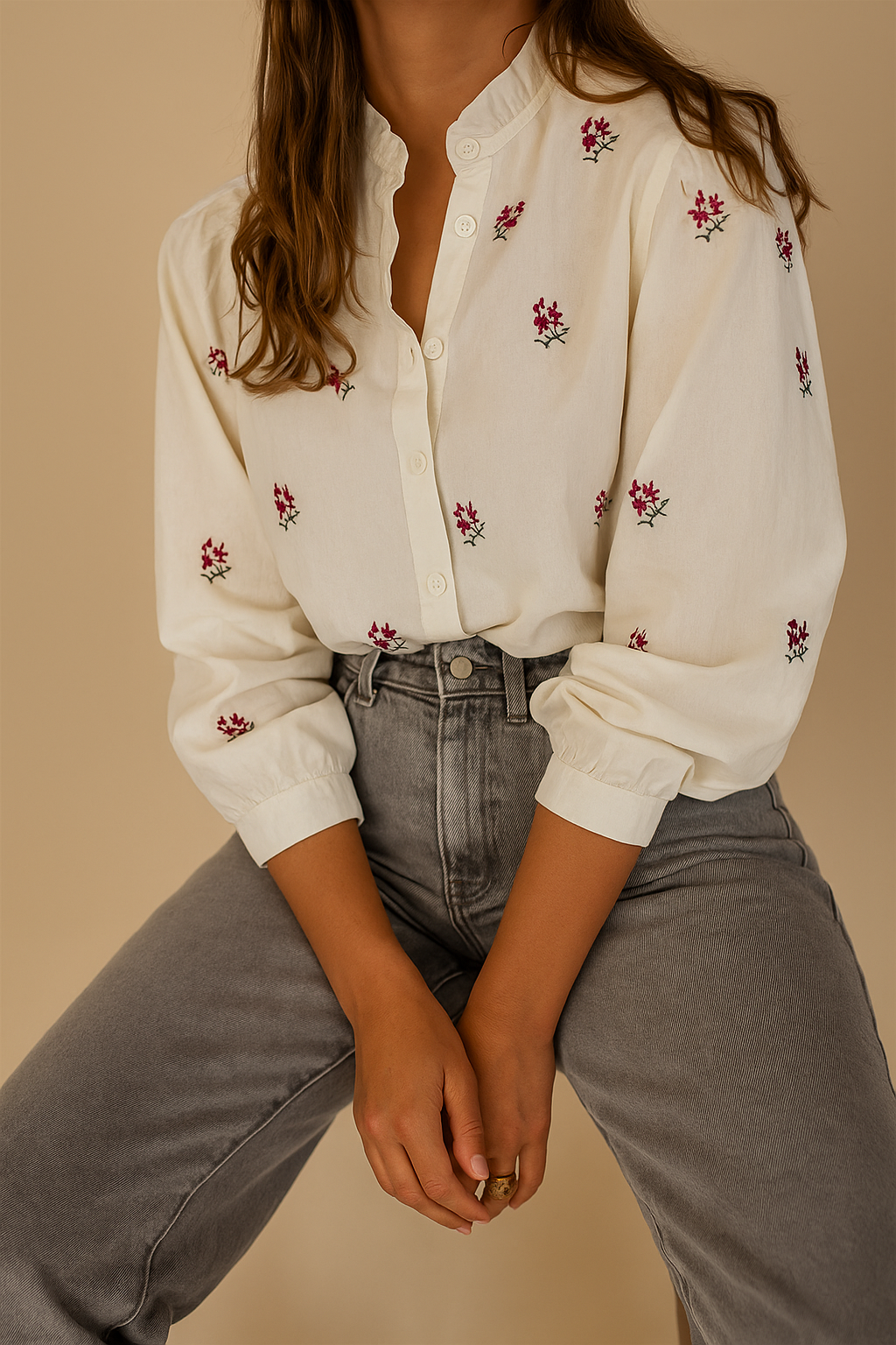 Nikola | Kraag damesblouse voor dames Modehuis-Nederland