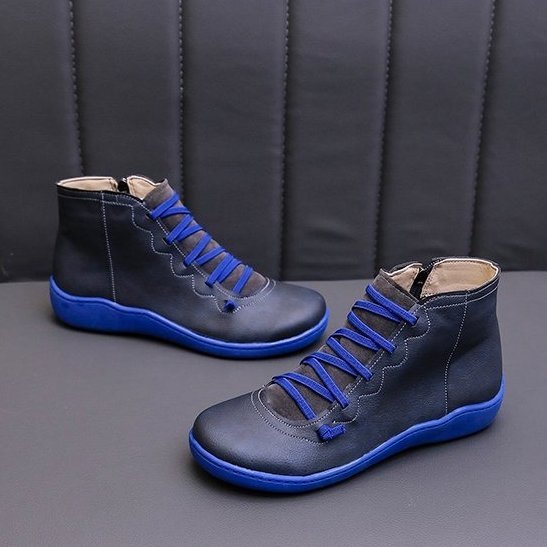 Women's Boots - Non-Slip Waterproof - Orthopedic Leather Ankle Boots Modehuis-Nederland