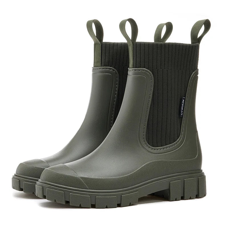 Nova - Stijlvolle Boots Warme Regenlaarzen Modehuis-Nederland
