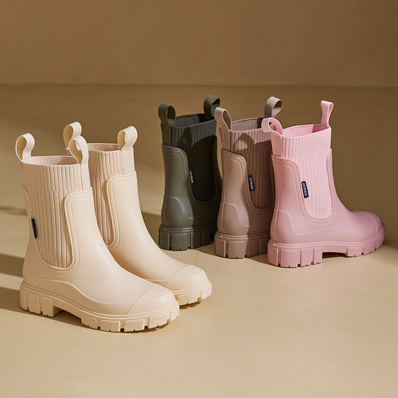 Nova - Stijlvolle Boots Warme Regenlaarzen Modehuis-Nederland
