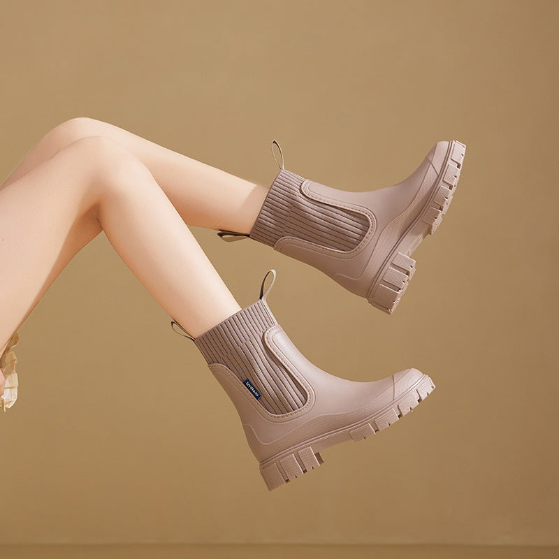 Nova - Stijlvolle Boots Warme Regenlaarzen Modehuis-Nederland