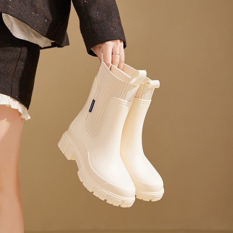 Nova - Stijlvolle Boots Warme Regenlaarzen Modehuis-Nederland