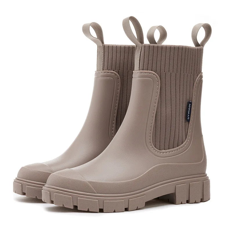Nova - Stijlvolle Boots Warme Regenlaarzen Modehuis-Nederland