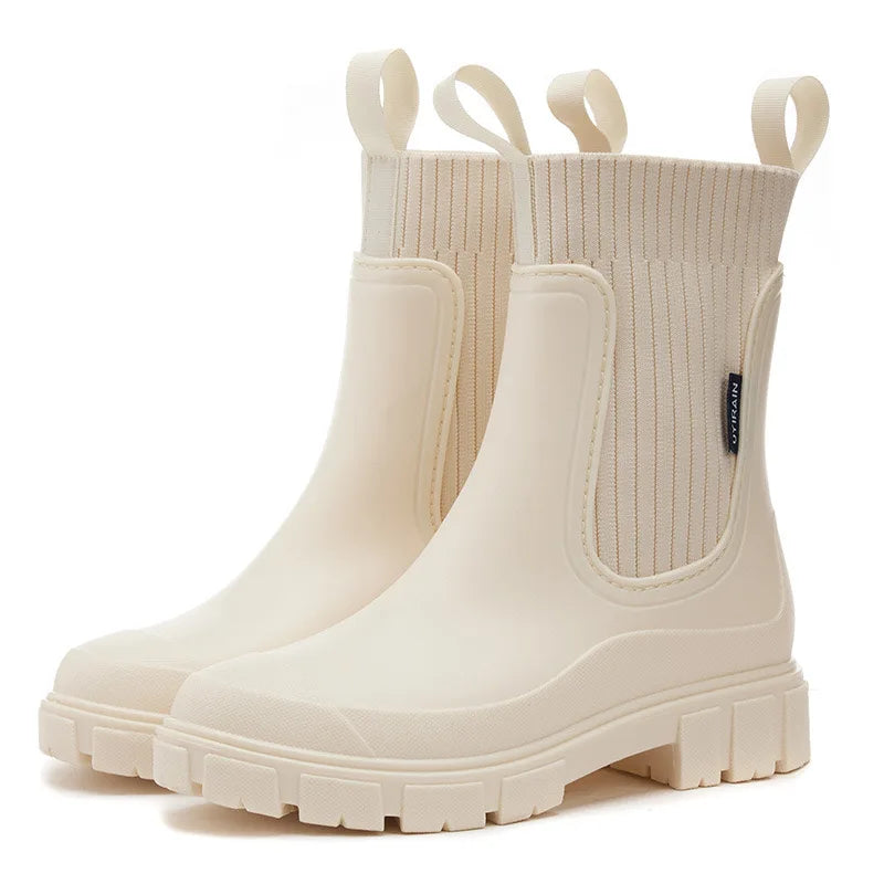 Nova - Stijlvolle Boots Warme Regenlaarzen Modehuis-Nederland