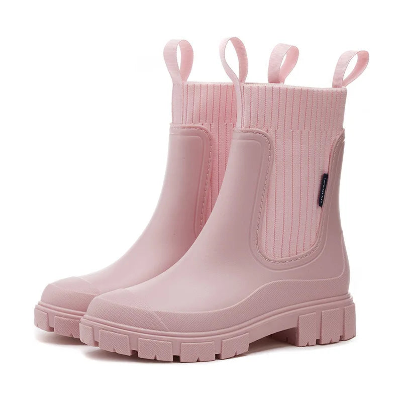 Nova - Stijlvolle Boots Warme Regenlaarzen Modehuis-Nederland