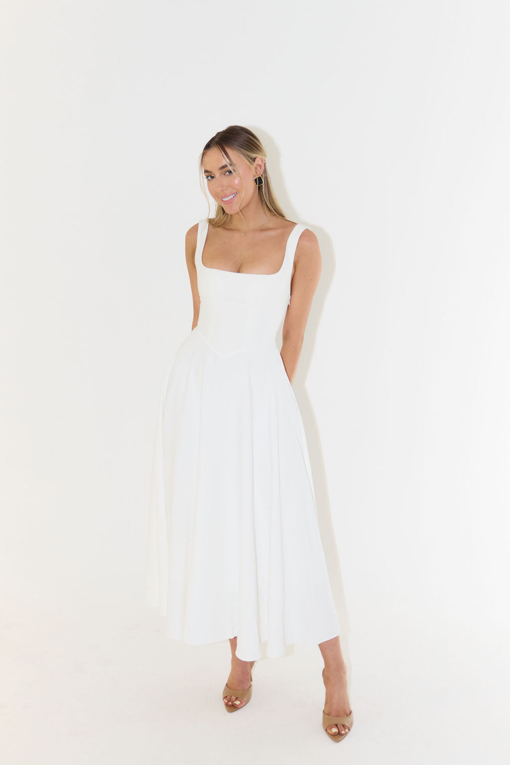 Bonnie | Elegant Midi Dress Modehuis-Nederland