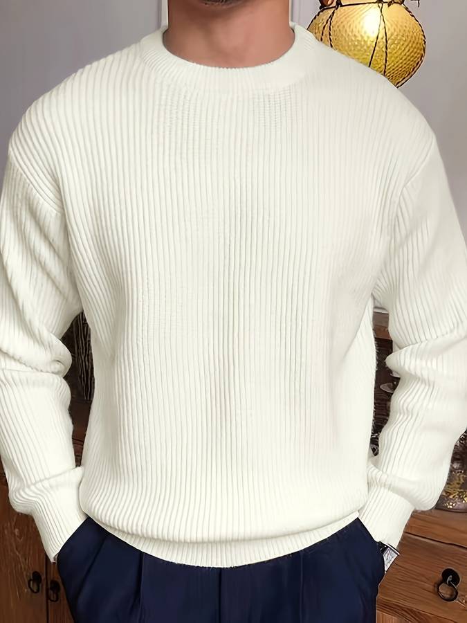 Victor - Gebreide Warme Trui voor Mannen – Tijdloze Stijl en Comfort Modehuis-Nederland