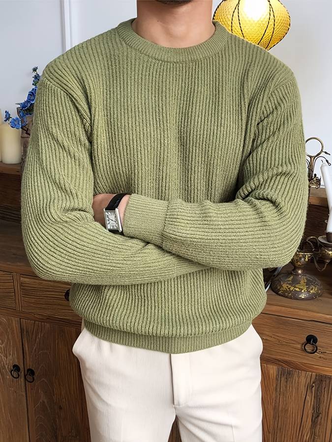 Victor - Gebreide Warme Trui voor Mannen – Tijdloze Stijl en Comfort Modehuis-Nederland