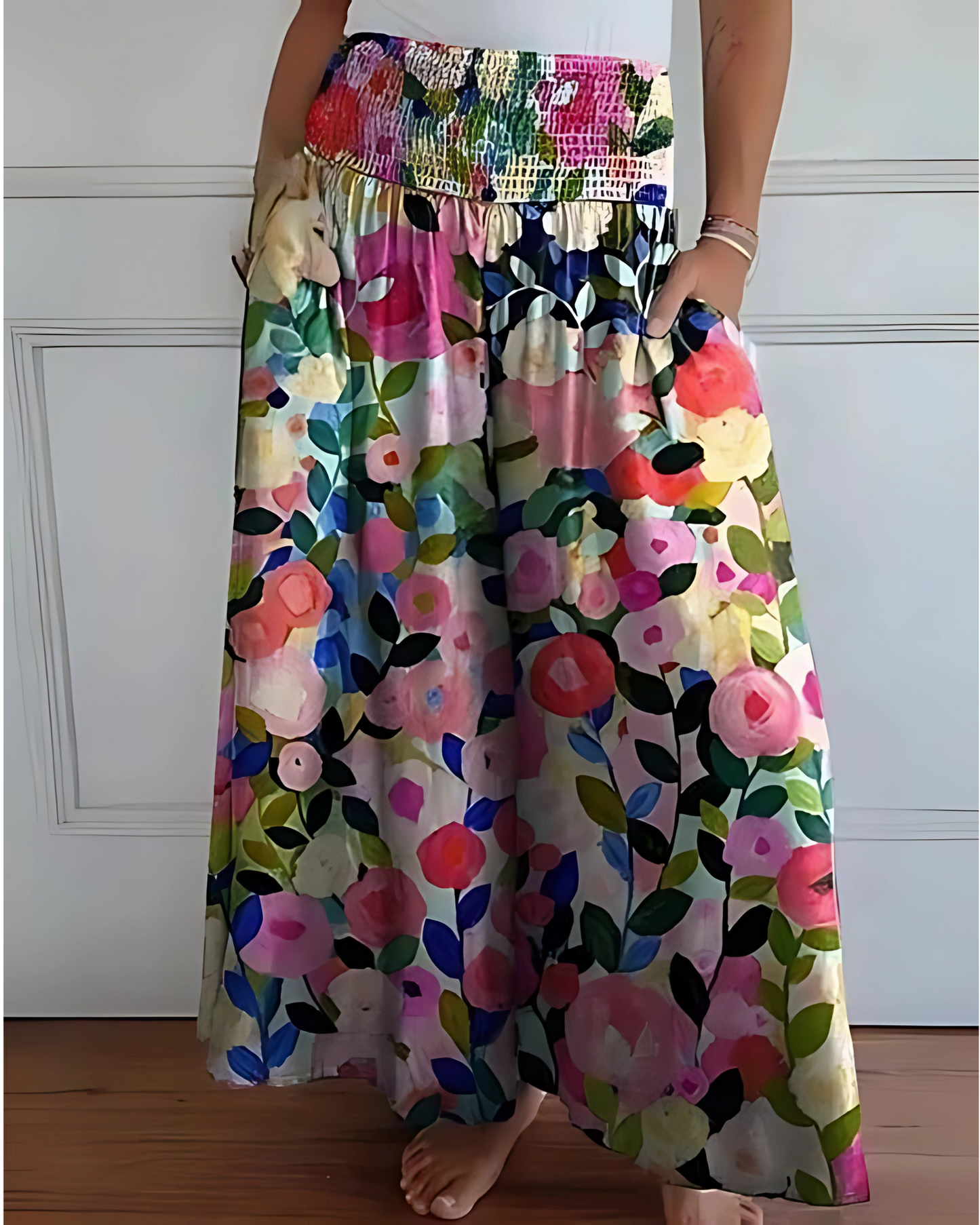 Liva | Broekrok met stretch en hoge taille Modehuis-Nederland