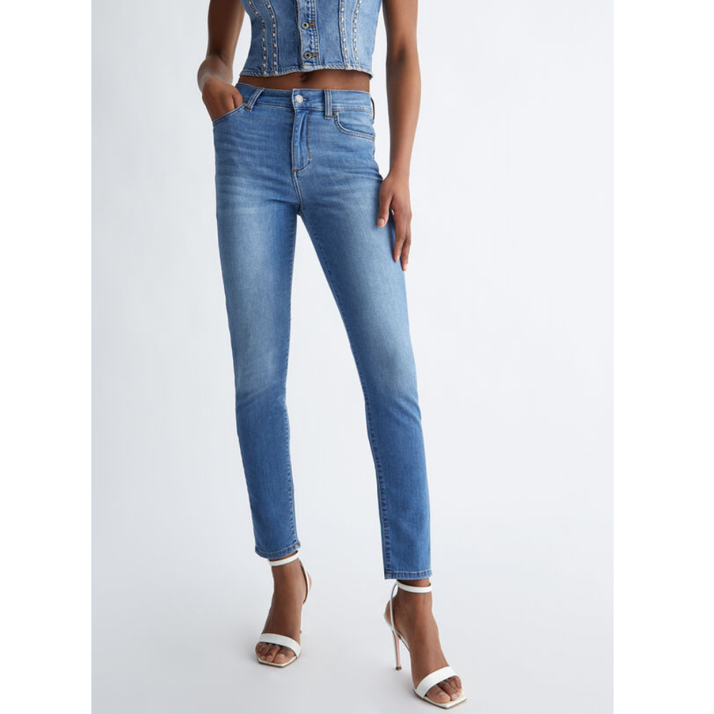 LIU JO - AUTHENTIC SKINNY JEANS H.W. - DEN BLUE MD. INNOVATI Modehuis-Nederland