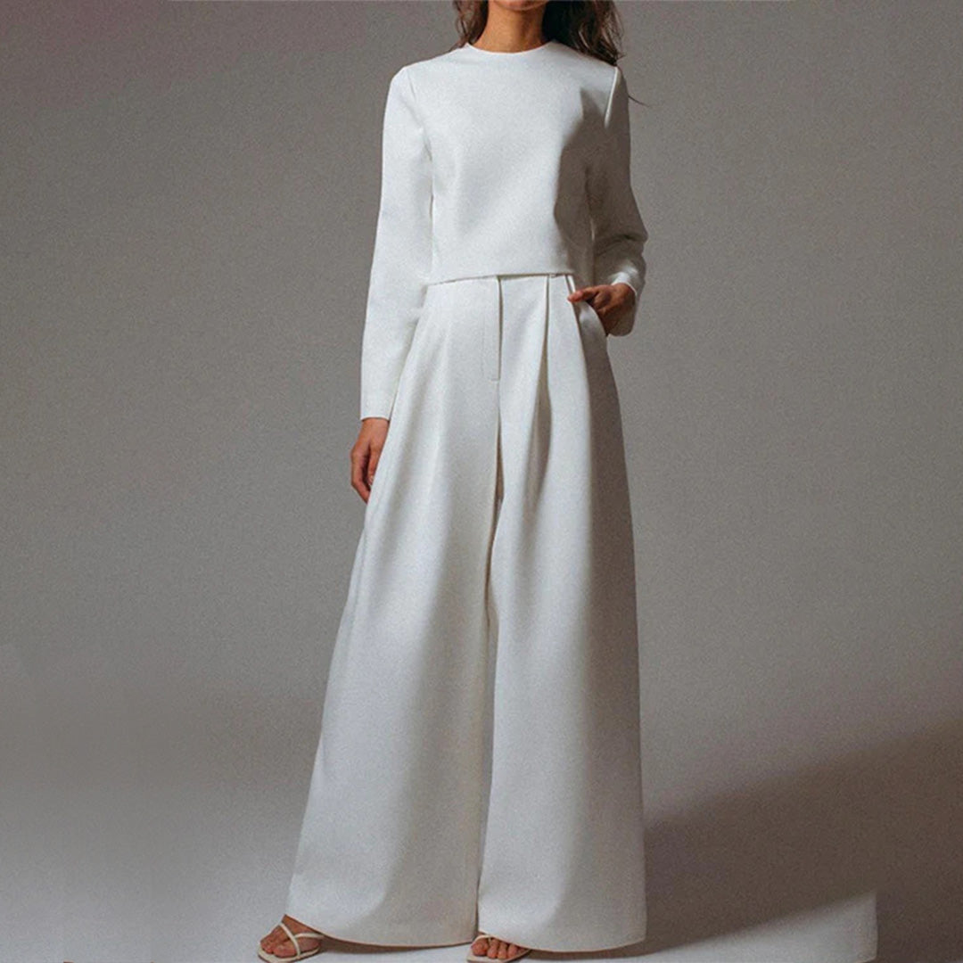 KAMIYAH - Elegante tweedelige palazzo set Modehuis-Nederland
