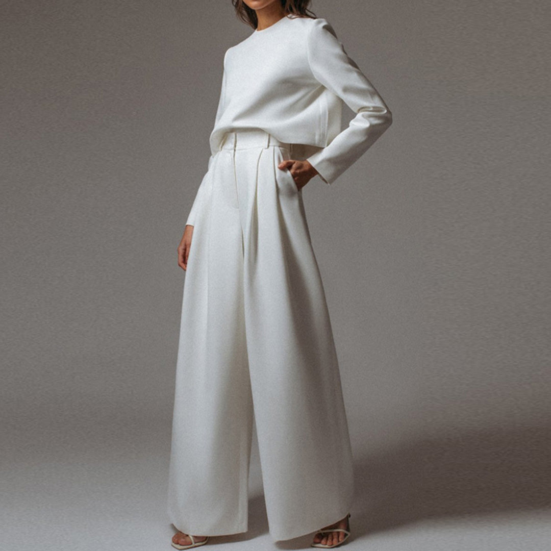 KAMIYAH - Elegante tweedelige palazzo set Modehuis-Nederland