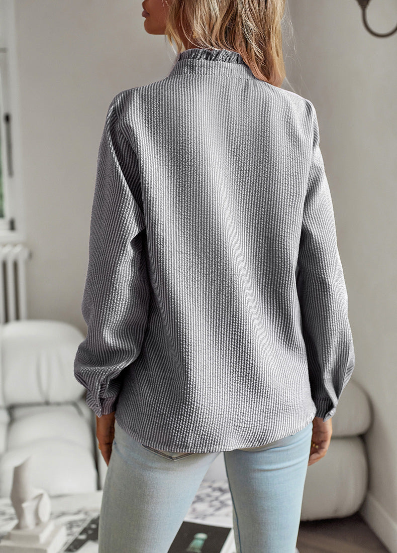 ESMAY - Blouse With Ruffles Modehuis-Nederland