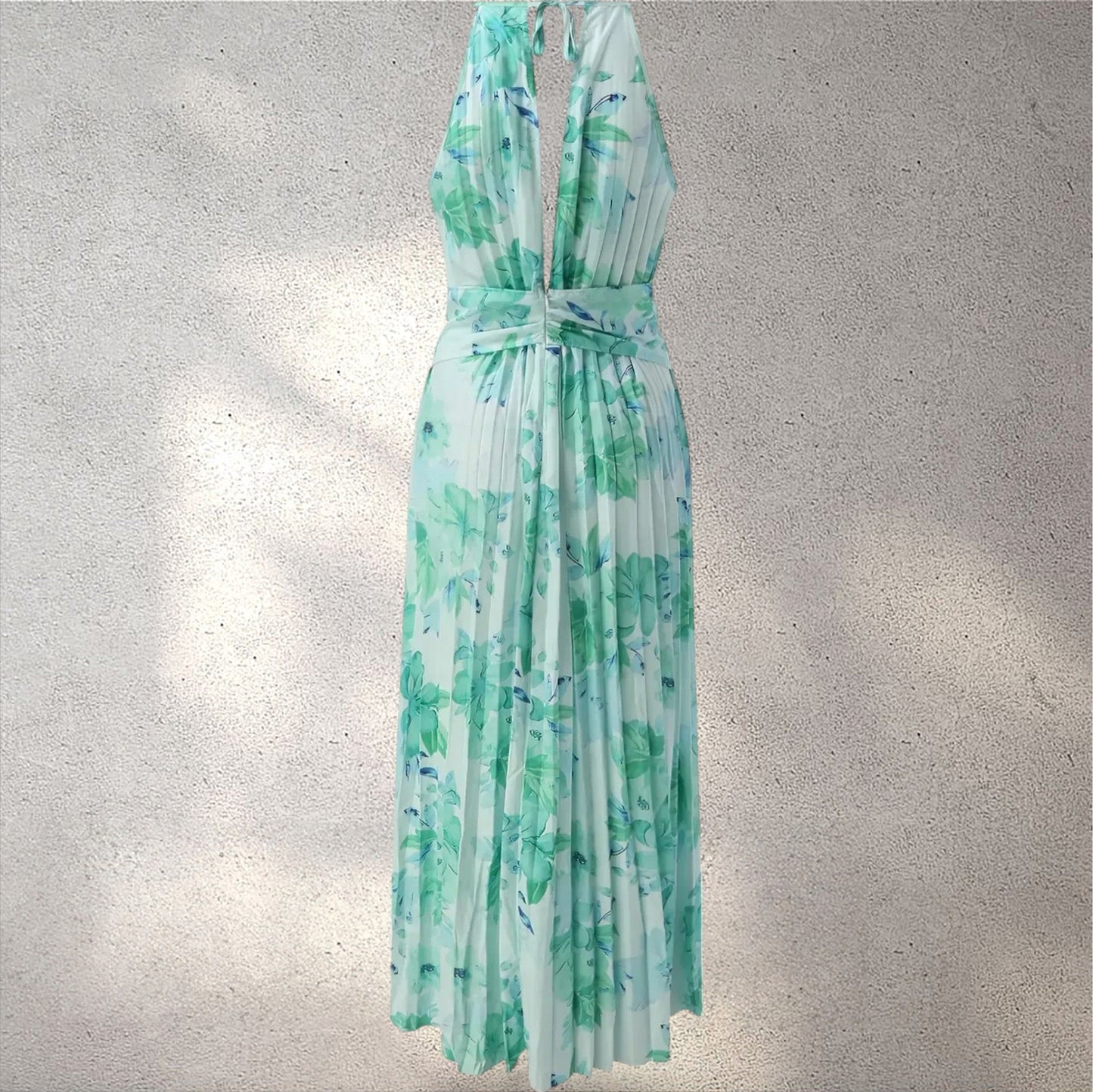 Flora | Elegante zomerjurk met haltertop Modehuis-Nederland