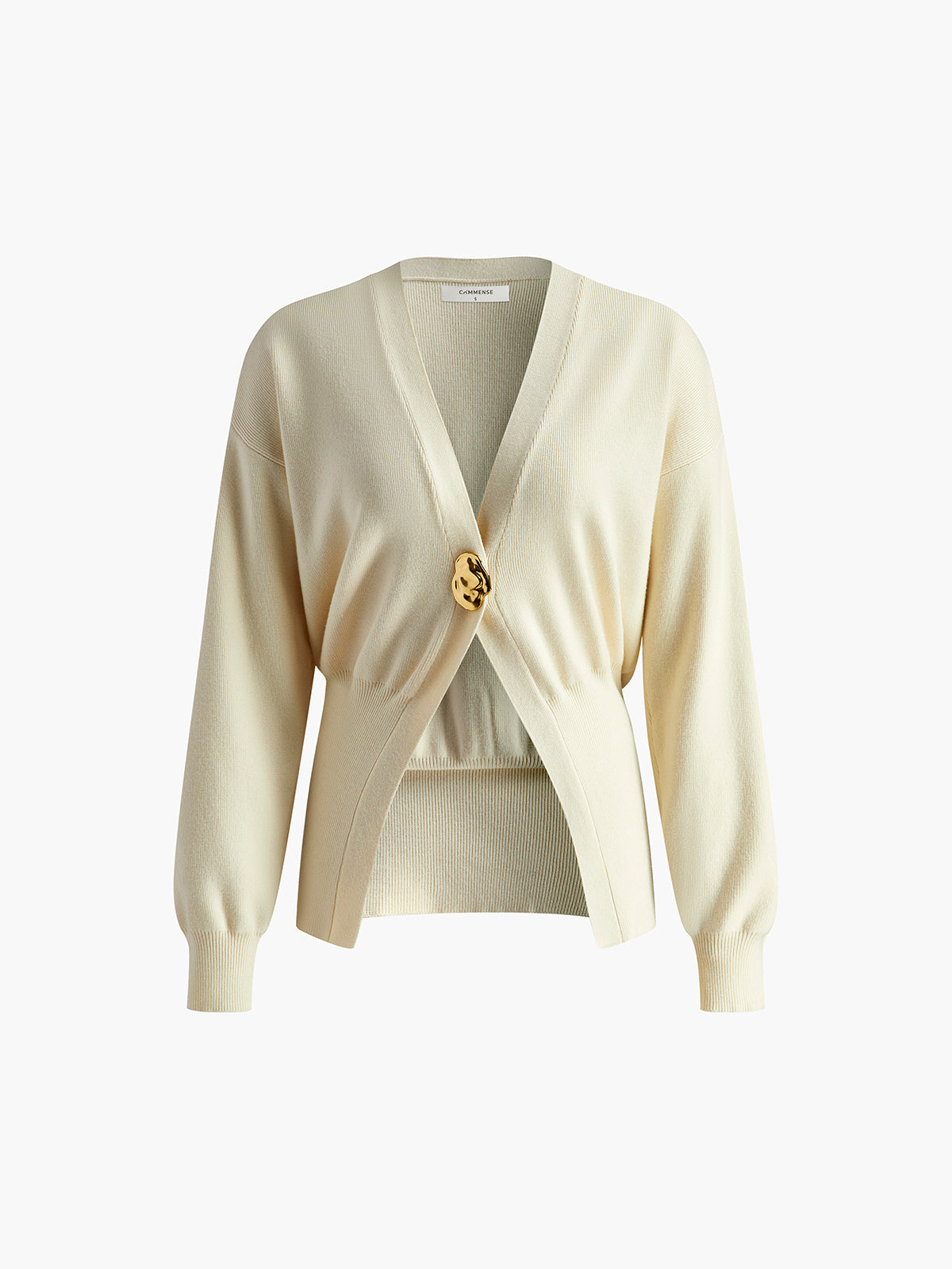 Golden Button Plain Cardigan Modehuis-Nederland