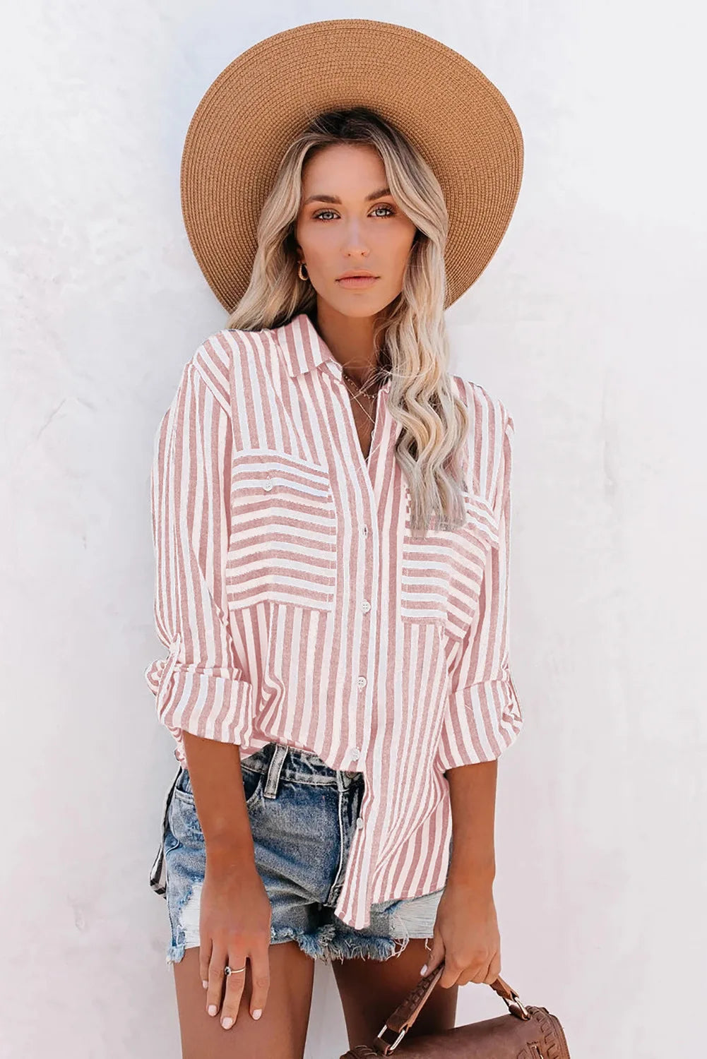 Luchtige zomerse blouse met kreukvrije stof – Alina Modehuis-Nederland