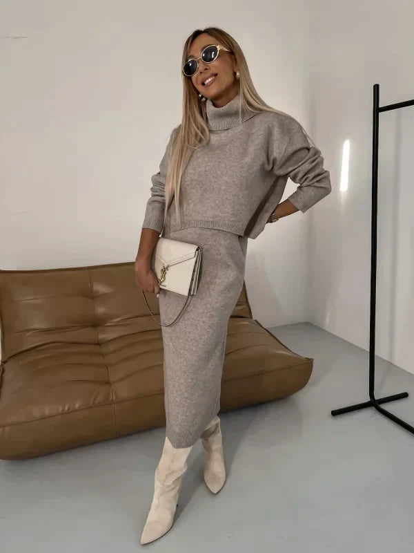 Solange⢠- Jurk met bijpassende coltrui Modehuis-Nederland