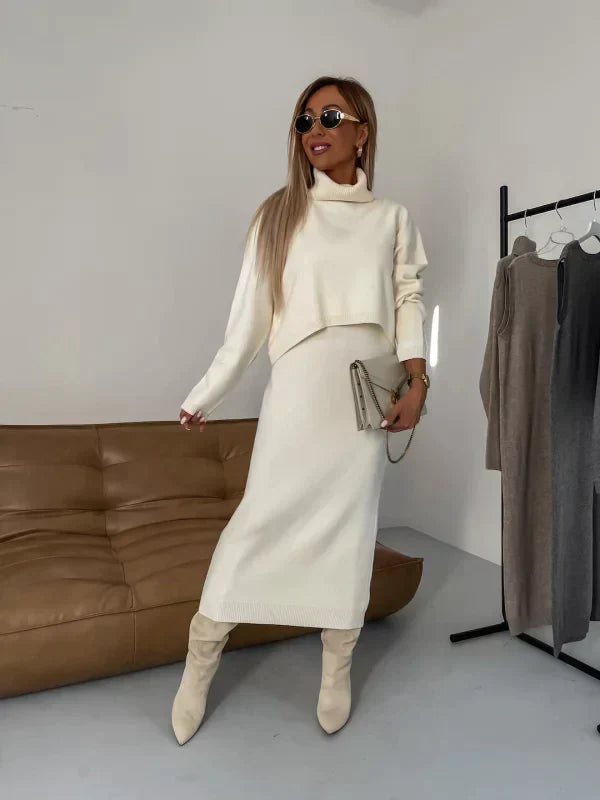 Solange⢠- Jurk met bijpassende coltrui Modehuis-Nederland