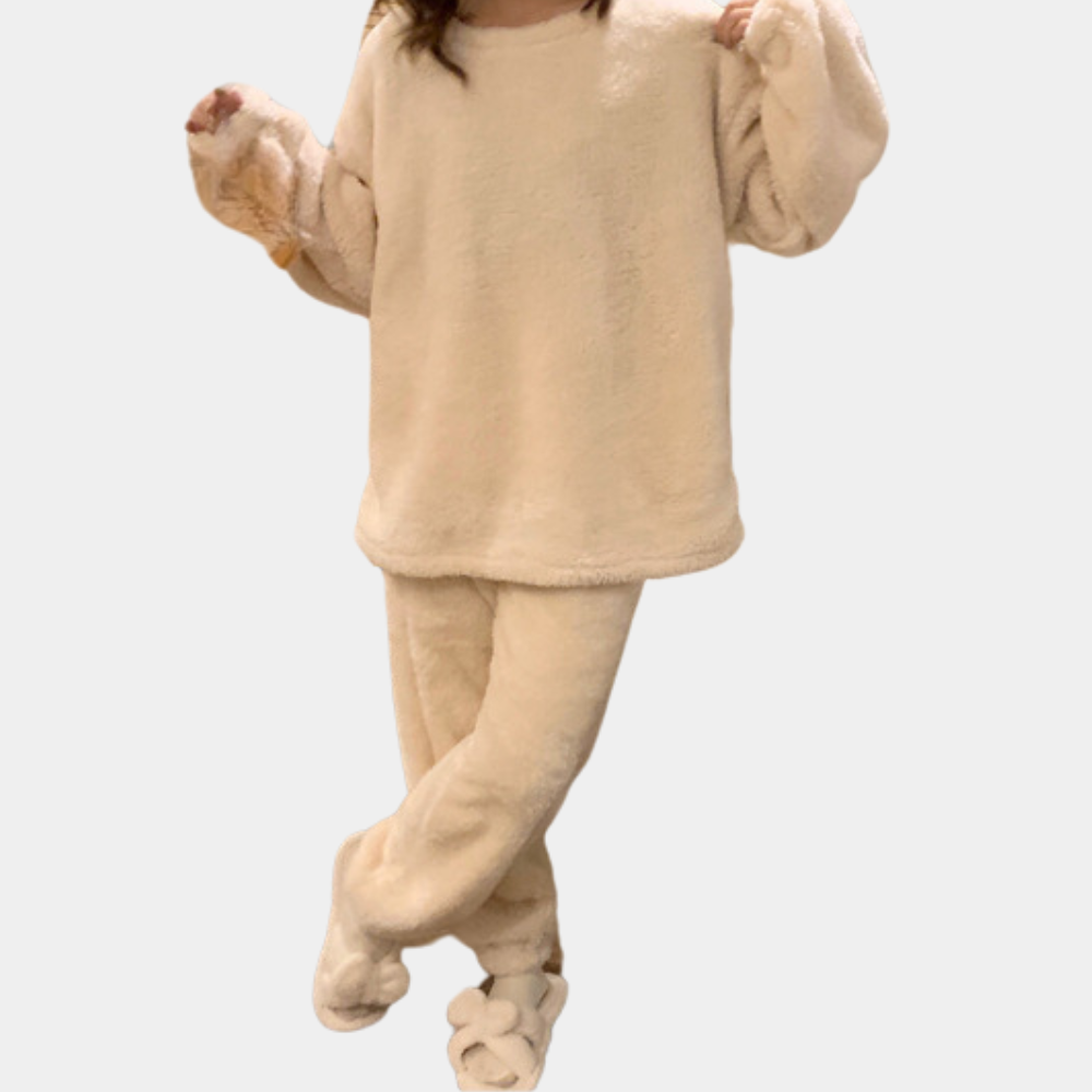 Warme pyjamaset voor dames Modehuis-Nederland