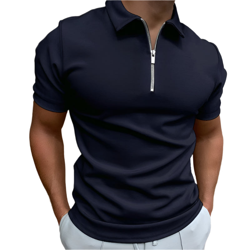 Premium Men's Zip-Up Polo Modehuis-Nederland