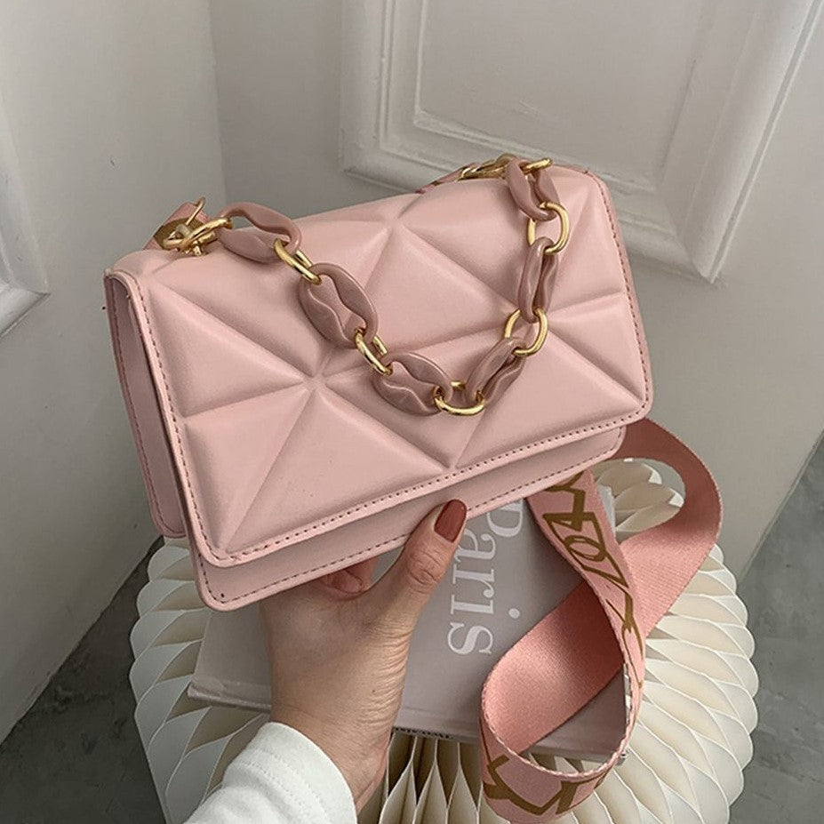 Ursaline | Crossbodytas | Kettingdetail & Verstelbare Band Modehuis-Nederland