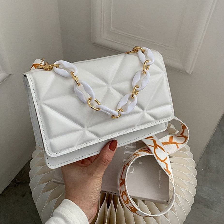 Ursaline | Crossbodytas | Kettingdetail & Verstelbare Band Modehuis-Nederland