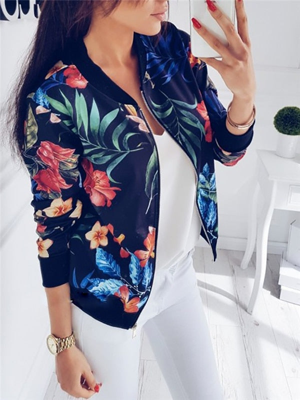 SarahsJacket I Jas Met Bloemen Print Voor Dames Modehuis-Nederland