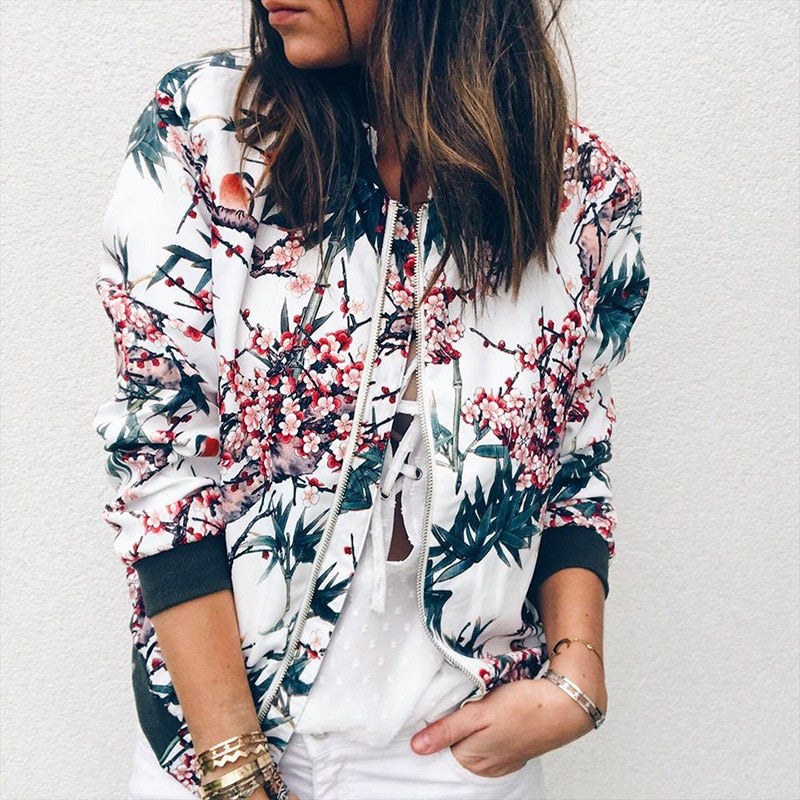 SarahsJacket I Jas Met Bloemen Print Voor Dames Modehuis-Nederland