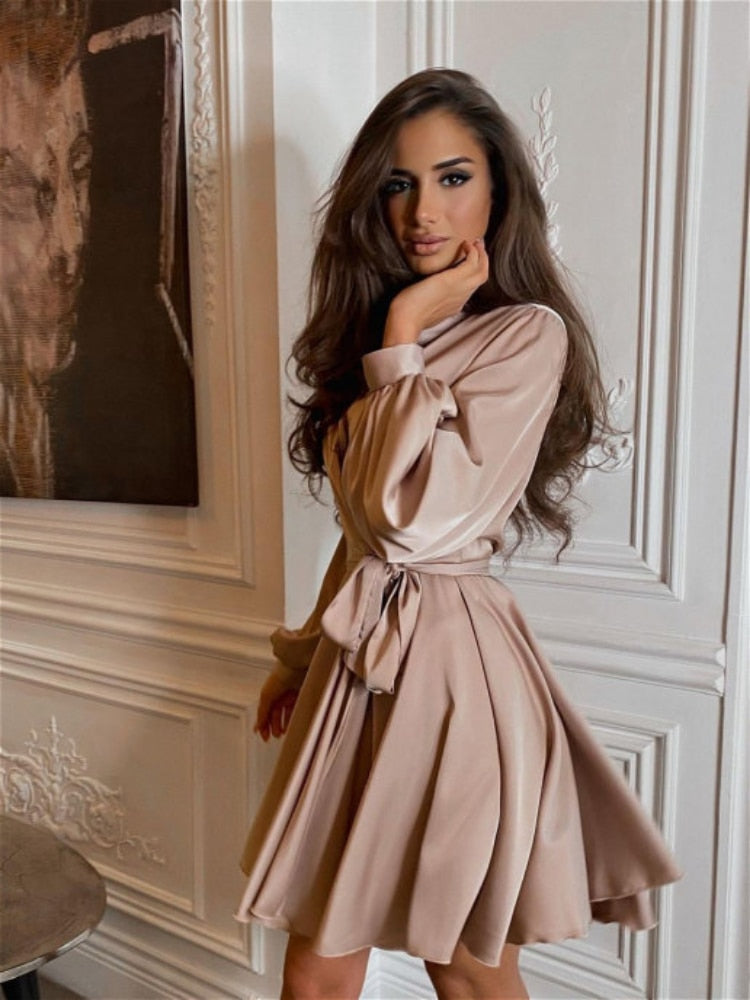 MegansDress I Satijnen Jurk Voor Dames Modehuis-Nederland
