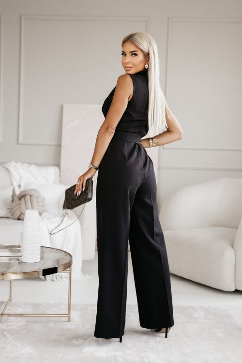 Xora| Mouwloze Jumpsuit met Riem voor Dames Modehuis-Nederland