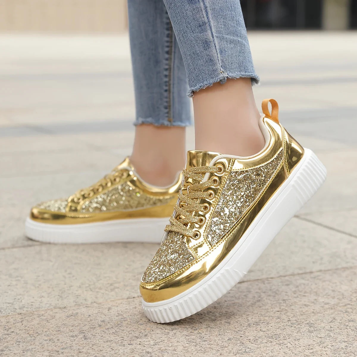 De Viva – Shine Sneakers Modehuis-Nederland
