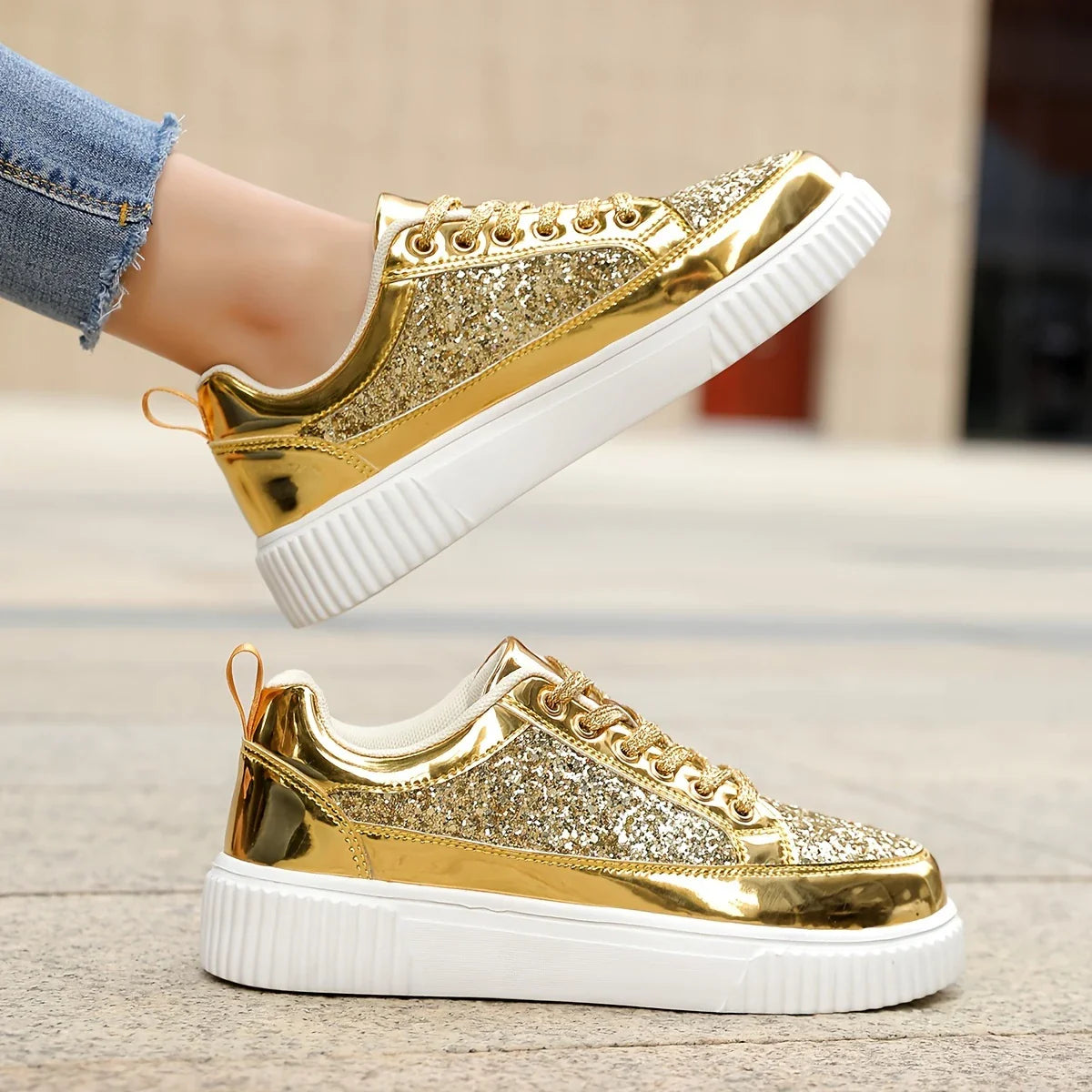 De Viva – Shine Sneakers Modehuis-Nederland