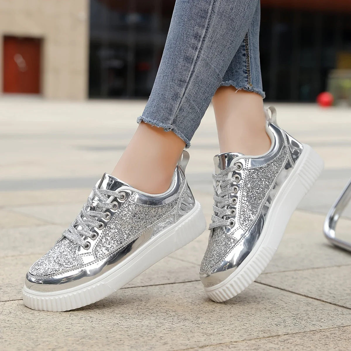 De Viva – Shine Sneakers Modehuis-Nederland