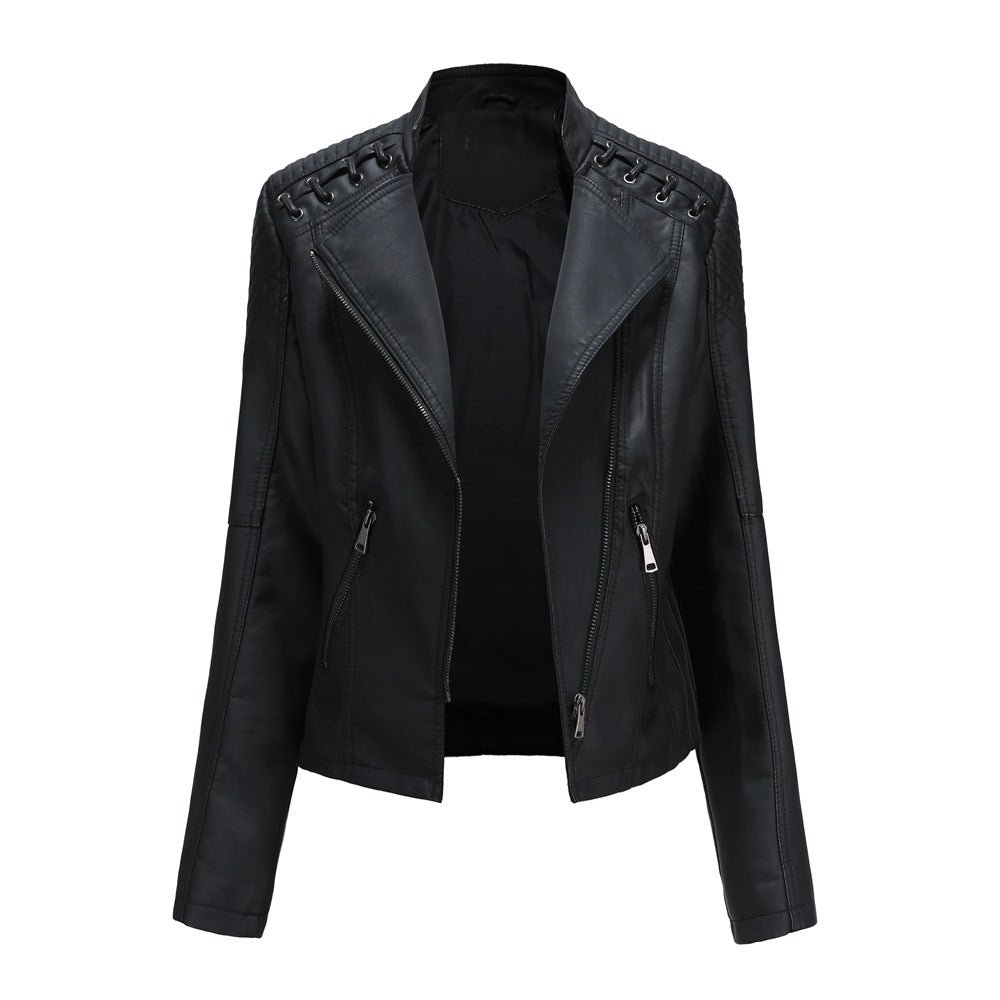 Dames faux leren bikerjack voor een gedurfde look – Roxanne Modehuis-Nederland