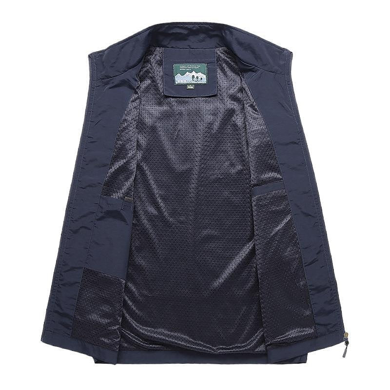 Short-sleeve cardigan vest for men Modehuis-Nederland