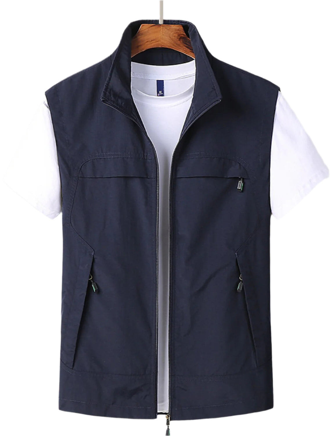 Short-sleeve cardigan vest for men Modehuis-Nederland