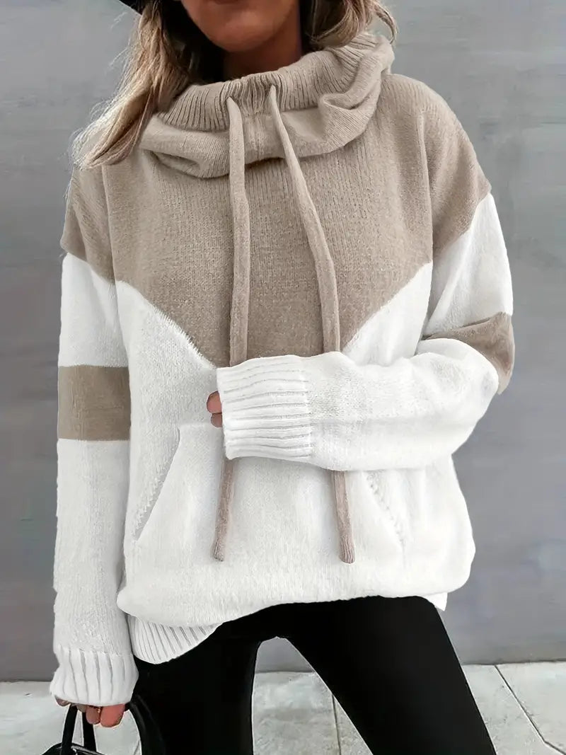 RÍONA™ - Dual-Tone Cosy Hoodie Modehuis-Nederland