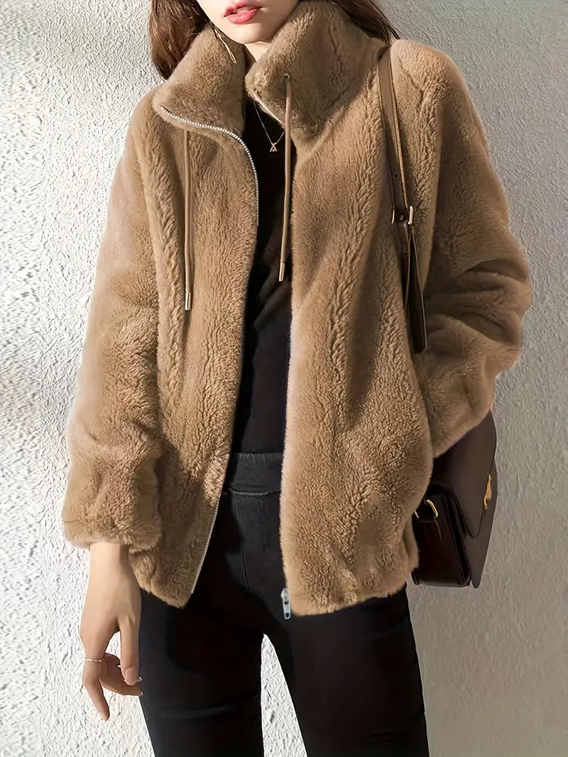 Damen Modischer Teddy Mantel | Warme Modehuis-Nederland