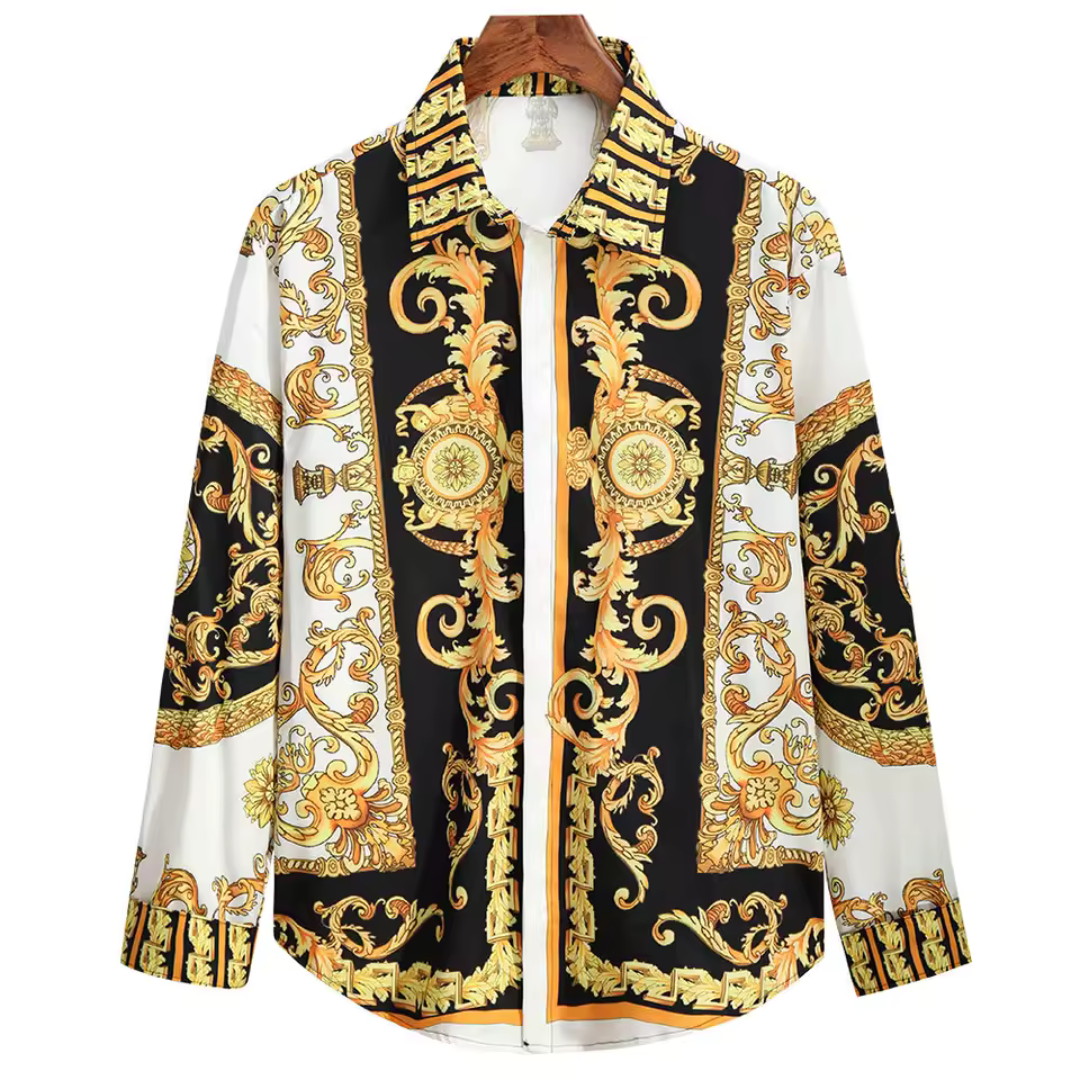 Quinten | Heren blouse met lange mouwen en klassieke kraag Modehuis-Nederland