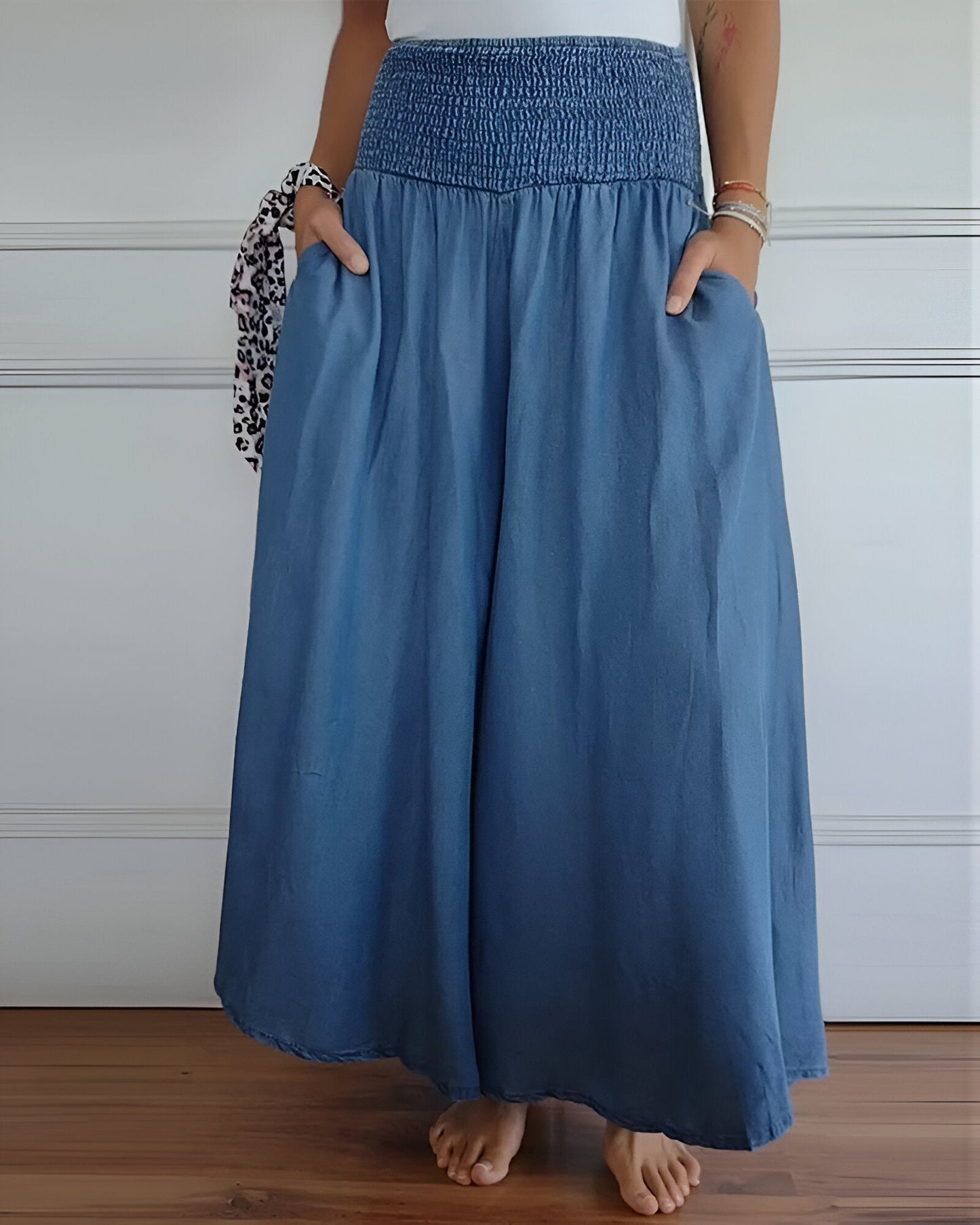 Liva | Broekrok met stretch en hoge taille Modehuis-Nederland