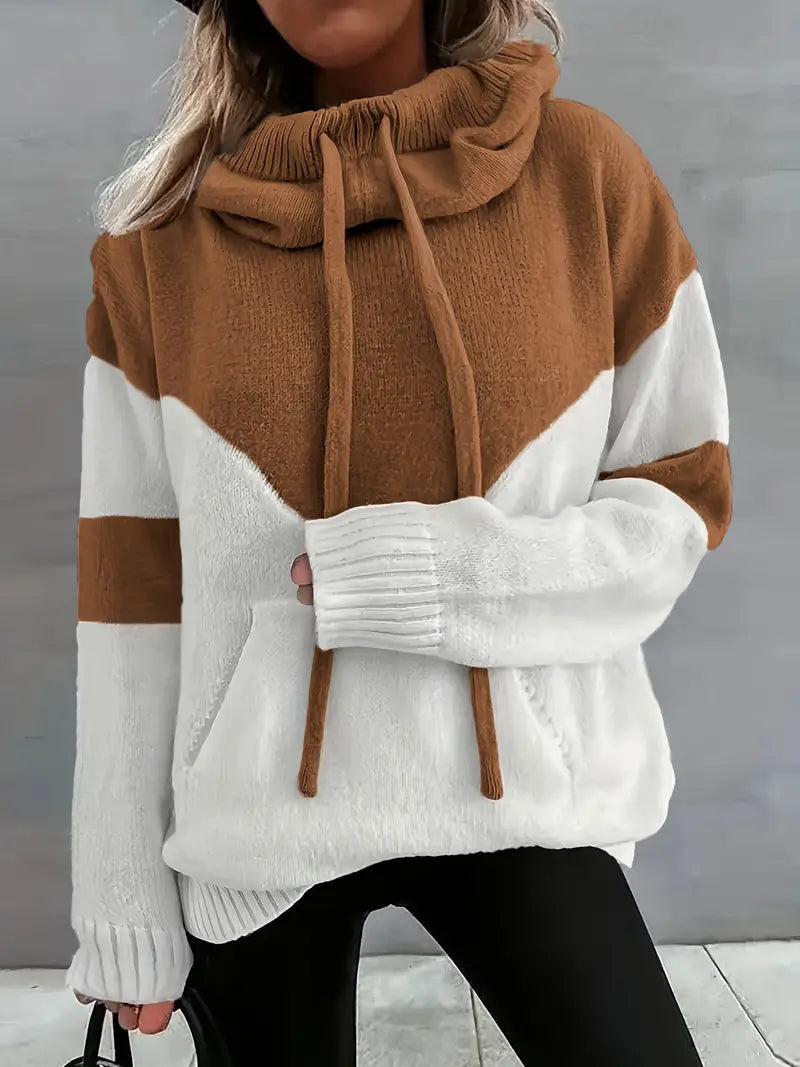 RÍONA™ - Dual-Tone Cosy Hoodie Modehuis-Nederland