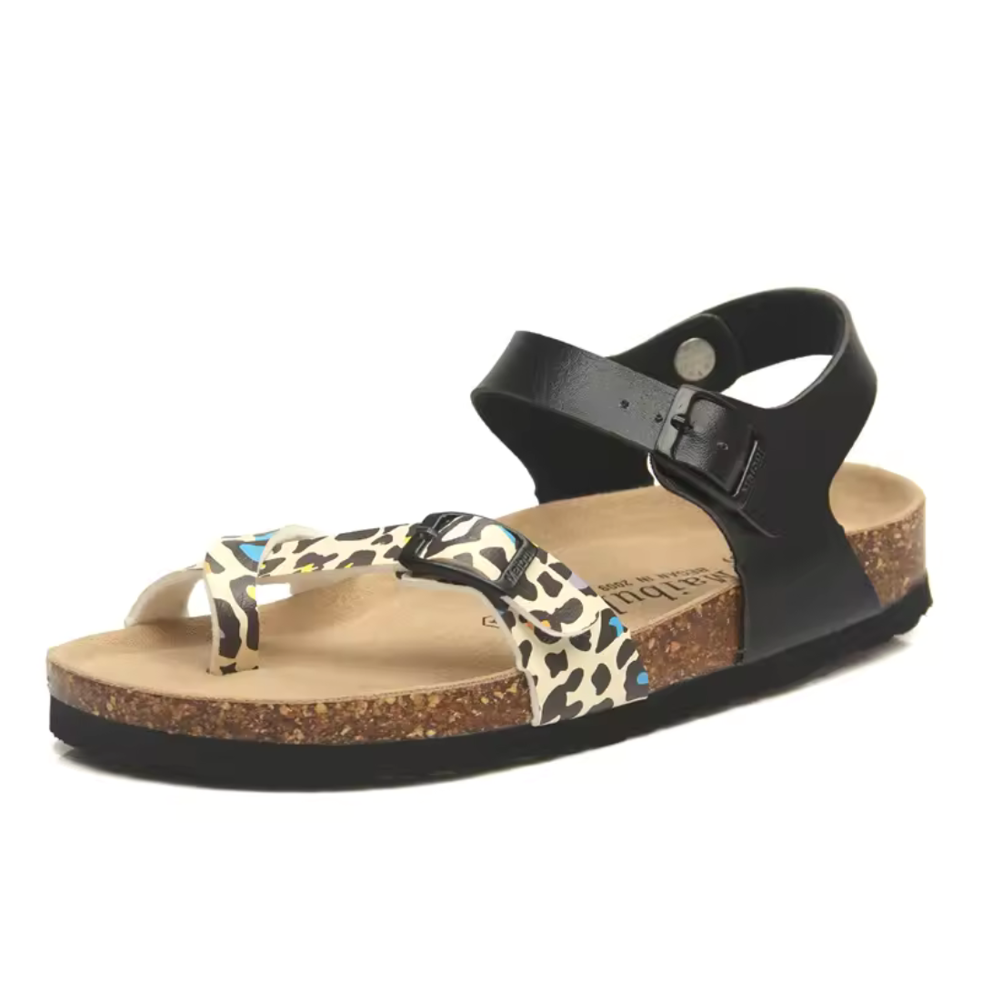 Romina | Dames sandalen met open teen, enkelband en verstelbare gespen Modehuis-Nederland